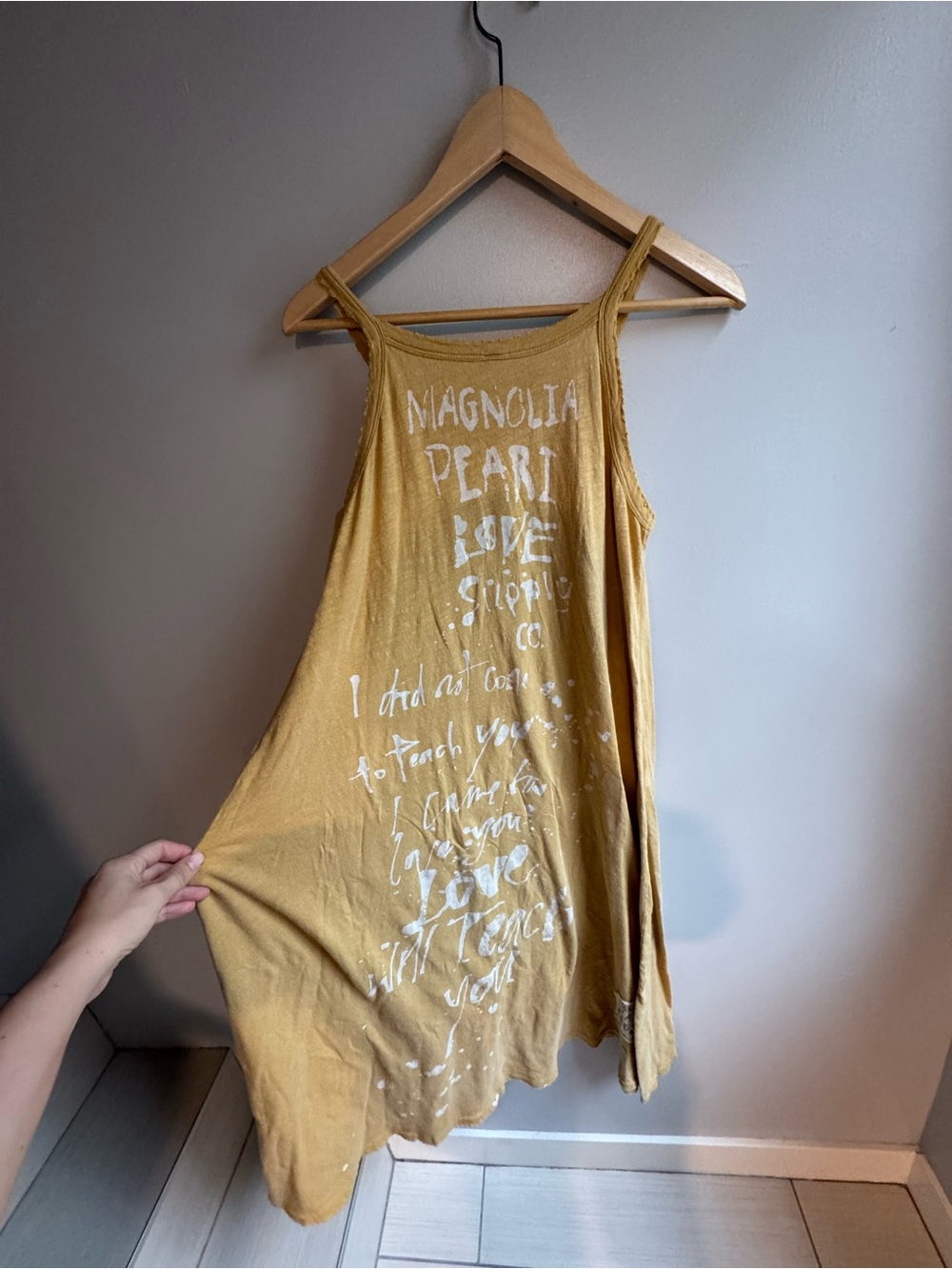 Magnolia Pearl Yellow Heart Camisole Midi Dress - Picture 3 of 5